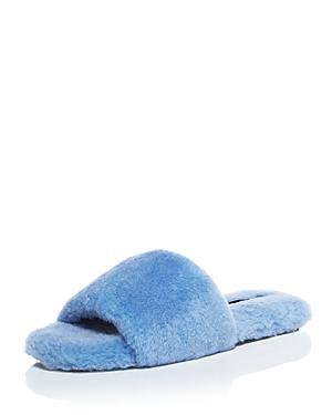 Aqua Women's Snowy Shearling Slippers - 100% Exclusive