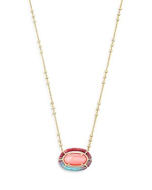 Kendra Scott Elisa Coral Illusion Pendant Necklace, 17