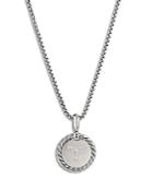 David Yurman Sterling Silver Cable Collectibles Initial Charm
