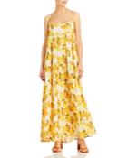 Peony Weekend Printed Maxi Dress Swim Cover-up