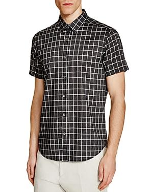 Theory Zack Ps Check Slim Fit Button Down Shirt