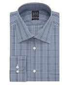 Ike Behar Glen Plaid Classic Fit Dress Shirt