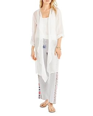 Nic+zoe Boatcruise Open Front Linen Cardigan