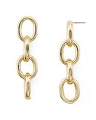 Aqua Interlocking Chain Drop Earrings - 100% Exclusive