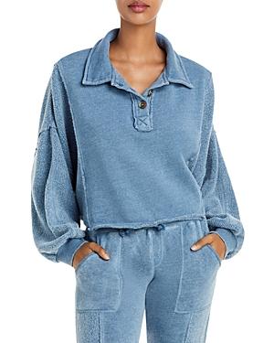 Vintage Havana Burnout Henley Sweatshirt