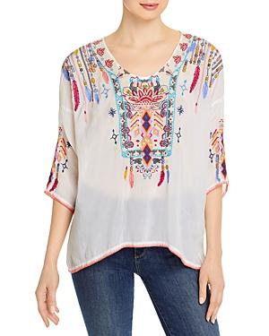 Johnny Was Rangoon Embroidered Blouse