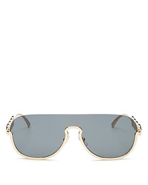 Versace Unisex Rimless Shield Sunglasses, 140mm