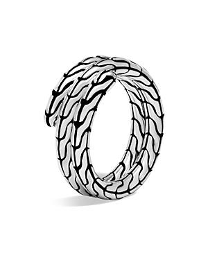 John Hardy Sterling Silver Classic Chain Double Coil Ring