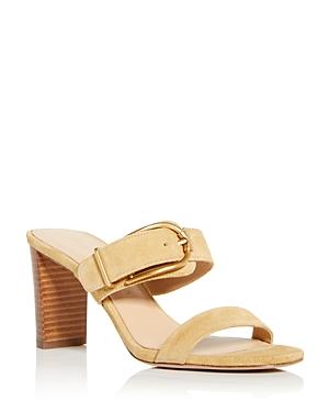 Veronica Beard Women's Double Strap High Heel Slide Sandals