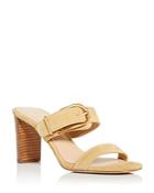 Veronica Beard Women's Double Strap High Heel Slide Sandals