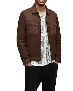 Allaints Dean Leather Double Snap Pocket Jacket