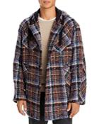 Nicholas Daley Railroad Hooded Plaid Parka