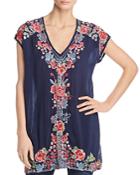 Johnny Was Collection Pari Embroidered Tunic Top