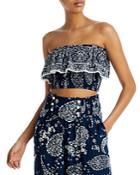 Aqua Portola Printed Top - 100% Exclusive