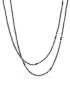 David Yurman Osetra Tweejoux Necklace With Hematine, Black Onyx And 18k Gold