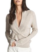 Reiss Amelia Cashmere Shawl Collar Sweater