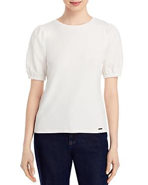 T Tahari Puff Sleeve Top