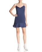 Lucy Paris Flounce-hem Slip Dress - 100% Exclusive