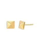 Zoe Lev 14k Yellow Gold Pyramid Stud Earrings