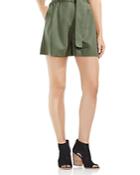 Vince Camuto High-waist Belted Shorts
