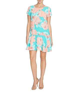 Cece By Cynthia Steffe Hayden Floral Drop-waist Dress - Compare At $138