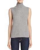 C By Bloomingdale's Mock Neck Cashmere Shell - 100% Exclusive