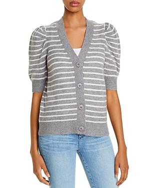 C By Bloomingdale's Cashmere Striped Cardigan - 100% Exclusive