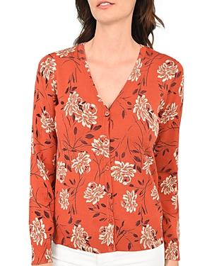Daniel Rainn Vera Floral Print Cardigan