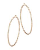Bloomingdale's Medium Hoop Earrings In 14k Rose Gold - 100% Exclusive