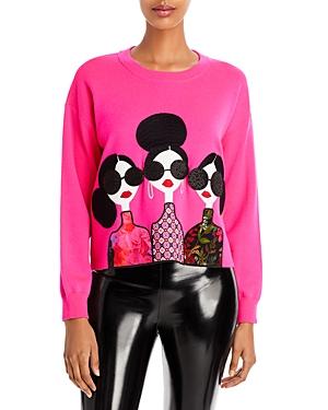 Alice And Olivia Nyla Boxy Pullover Sweater