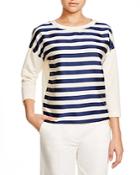 Moncler Striped Neoprene Sweatshirt