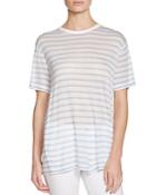 T By Alexander Wang Striped Tee