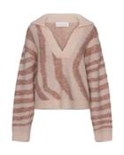 Remain Cami Animal Print Polo Sweater