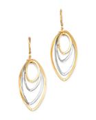Bloomingdale's Multi-row Oval Hoop Earrings In 14k Yellow Gold - 100% Exclusive