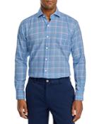 Peter Millar Kenton Summer Soft Cotton Plaid Classic Fit Button Down Shirt