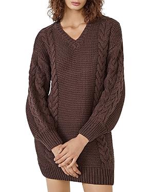 Bardot Sweater Knit Mini Dress