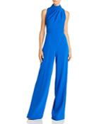 Jay Godfrey Tommy Ruched High Neck Jumpsuit