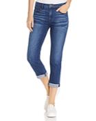 Parker Smith Courtney Cuffed Crop Jeans In Electra