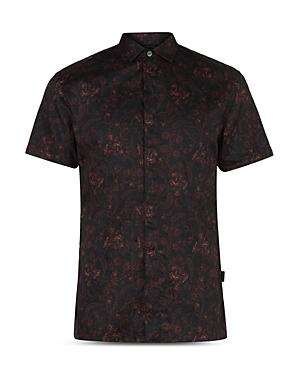 John Varvatos Star Usa Loren Printed Slim Fit Shirt
