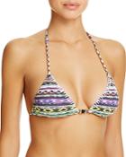 Ale By Alessandra Beach Blanket Ikat Triangle Bikini Top