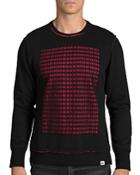 Prps Goods & Co. Optimal Two-tone Perforated Grid Sweatshirt