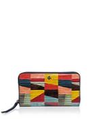 Tory Burch Printed Patent Zip Continental Wallet