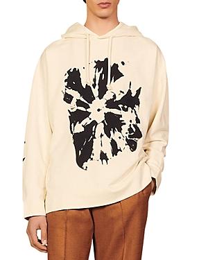 Sandro Long Sleeve Tie Dye Hoodie