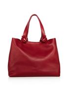 Callista Iconic Knotted Medium Leather Tote