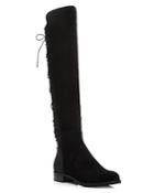 Michael Michael Kors Skye Stretch Over The Knee Lace Up Boots