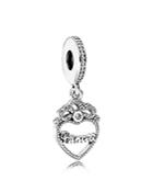 Pandora Dangle Charm - Sterling Silver & Cubic Zirconia Princess Crown