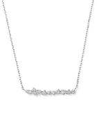 Kc Designs 14k White Gold Diamond Bar Necklace, 16.5