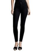 L'agence Monique Ultra High Rise Skinny Jeans In Jet