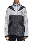 Adidas Originals Universe Splatter-print Color-block Pullover Windbreaker Jacket