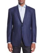 Canali Lightweight Boucle Classic Fit Sport Coat